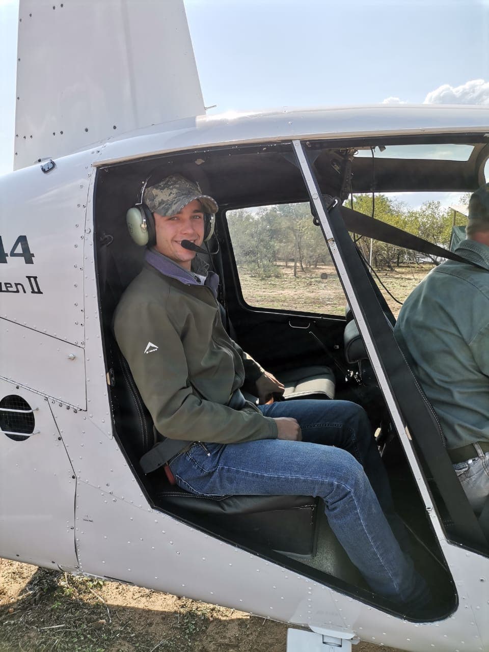 Game vehicle during a conservation outing